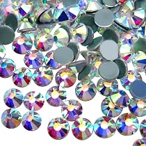 Walfront 1440-Pack 4mm Sew-On Rhinestones - Silver, Gold, AB Color With 4 Holes For Crafting - View #8