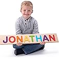 Fat Brain Toys Wooden Personalized Name Puzzle - Flat Rate up to 9 Letters Early Learning Toys for Babies