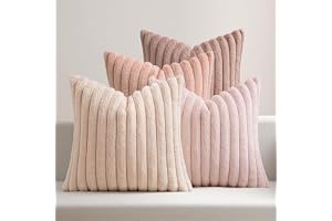 MIULEE Set med 4 örngott 40 x 40 cm supermjuk plysch dekorativa kuddfodral för soffa sovrum och hem fyrkantiga kuddfodral mod