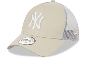 New Era New York Yankees A Frame Adjustable Trucker Cap League Essential
