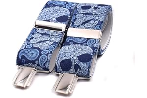 EL MONO CON PAJARITA Bretelle da uomo fatte a mano. Bretelle da uomo con 3 clip extra resistenti. Bretelle elastiche da uomo originali, eleganti e resistenti.