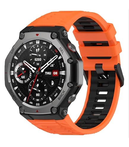 Wellenmuster Sport Armband RosMank Nylon Armband Für Amazfit T-Rex 3 - Ersatz T Rex 3 Armband