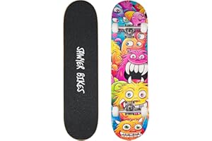 Sawyer Bikes - Monopatín/Skateboard (78cm x 20cm) - Niños y Adolescentes
