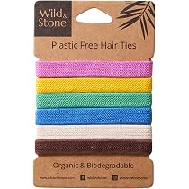 Popband Mikrofaser-Haargummi 2er-Pack – Dehnbar, Saugfähig, Schnell Trocknend, Reduziert Kräuseln & Brüche