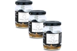 ‎LUSSIERO 3er Pack Lussiero Schwarze Sommertrüffel Ganze Trüffel Tuber Aestivum Vitt. 30g