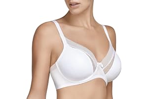 Selene, Sujetador Mujer con Elegante Diseño Geométrico, con Aros y Relleno, Colección Katia