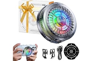 auvstar Enfriador de teléfono móvil semiconductivo, liviano y delgado, bajo ruido, potente efecto de refrigeración, adecuado para juegos y transmisión de video