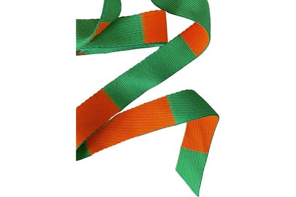 UGOJUDO Rouleau de Ceinture de Judo 50 mètres (Orange/Verte)