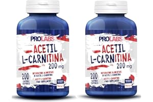 PROLABS + NUTRILINE PROLABS CARNITINA 2 X 200 CPS. TOTALE 400 CAPSULE L-CARNITINA DIMAGRANTE BRUCIAGRASSI + PORTAPILLOLE NUTRILINE OMAGGIO