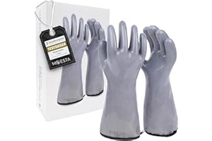 MOESTA BBQ EST. 2012 Moesta 19832 HeatPro Gloves - Guante de silicona para horno y barbacoa, resistente al calor hasta 250 grados, lavable, talla XL