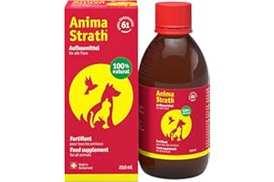 Anima-Strath Fortifiant et Complément Alimentaire Chiens et Chats - Soutien de l'immunité et de la Digestion avec 61 Micronutriments, Vitamines, Minéraux, Acides Aminés, Qualités Prébiotiques
