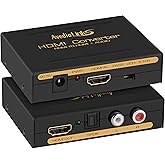 avedio links HDMI Audio Extractor, 4K HDMI Audio Splitter with HDMI Audio Converter + Optical Toslink SPDIF + L/R Stereo Anal