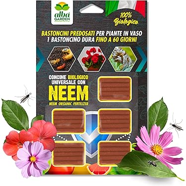 Fertilizzante Per Orchidee Com-four - 80 Bastoncini, NPK 15+7+8, Effetto Fino A 100 Giorni - Foto 9