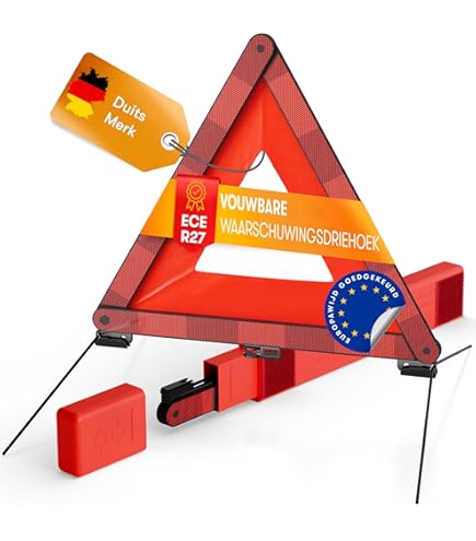 Triangolo Di Emergenza Silverline - Norma ECE 27, Pieghevole - Foto 8