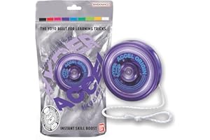 HYPER YOYO ACCEL Hyper Accel Yo-Yo – Cosmo Purple Edition – High-Speed Trick Yoyo for Kids & Beginners – Stunt Yo Yo with Accel System – Professional Yoyos for Fun Tricks BANDAI