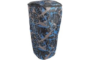 GENERIC Djembe Bag African Drum Gig Bag Djembe Carrying Case Oxford Cloth Waterproof African Drum Shoulder Backpack with Shoulder Strap Camouflage Blue, 54X31X20CM (HUN1145557PS)