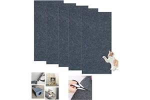 WUZILIN Stracther, 30 x 60 cm, 5 sztuk w opakowaniu, mata do drapania dla kota, ściana stracther, wszechstronna, samoprzylepna, zamiennik do drzew kotów, mebli ściennych dla kotów, drapaków i ochrony