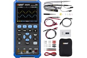 HDS272 Handheld-Digital-Oszilloskop 70MHz Bandbreite 3,5 Zoll LCD mit einstellbarer Helligkeit 2 in 1 Oszilloskop + 20.000Counts True RMS Multimeter