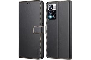 Ganbary Funda Compatible con Xiaomi Redmi Note 11 Pro Plus + 5G, Funda Tapa Libro Movil Carcasa PU Cuero para Redmi Note 11 Pro+ 5G [Ranura para Tarjeta] [Cierre Magnético][Función de Soporte], Negro