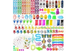CUTYERBEE Party Bag Fillers for Kids,128PCS Small Toy for Party Bag, Kids Party Favours for Boys Girls, Gift for Birthday Party, Classroom Rewards, Children's Day, Christmas