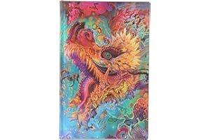 PAPERBLANKS Humming Dragon (Android Jones Collection) Maxi Dot-Grid Softcover Flexi Journal (Elastic Band Closure)