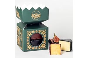Christmas Cheese Selection Gift Set Duo | Christmas Cheese Gift filled with 2 Waxed Cheeses, in festive Cracker Gift Box | Cheshire Cheese Company | A delicious Stocking Filler and Secret Santa gift