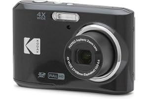 KODAK PIXPRO Vänlig zoom FZ45-BK 16 MP digitalkamera med 4 x optisk zoom 27 mm vidvinkel och 2,7 tum LCD-skärm