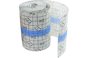 Aokbean 11 Yardas Película de Reparación de Tatuajes Película de Vendaje Impermeable Rollo Protector de Tatuaje Accesorios para Tatuaje para Reparación de Tatuajes (10cm)