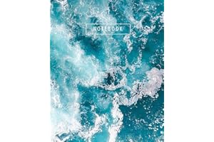 Notebook: Ocean Journal Notebook (8x10 in. Lined Composition Notebook 125 pgs) Back to School Composition Notebook; Ocean Notebook, Beach Notebook, ... Beach Gift, Ocean Gift, Travel Journal