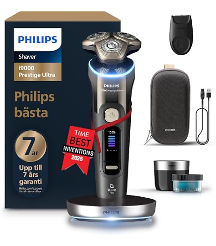 Philips i9000 Prestige Ultra Electric Shaver for Wet and Dry, Skin