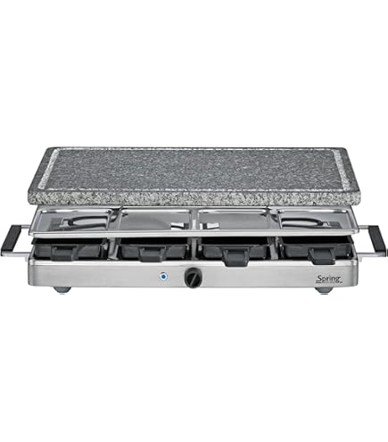 SilverCrest Raclette SILVERCREST® Raclette-Grill 1400 W Für 8 Personen Tischgrill Party S07e40ub