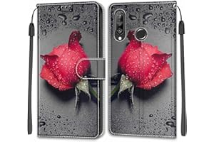 BETUNISTOY Funda Huawei P30 Lite / P30 Lite New Edition, Cuero Premium Flip Folio Carcasa Case para Huawei P30 Lite con Cierre Magnético,Tarjetero y Suporte,Flip Cover Case