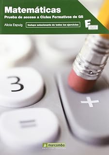 Matemáticas: Prueba de acceso a Ciclos Formativos de Grado Superior