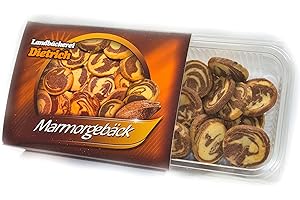 ‎LANDBÄCKEREI DIETRICH Marmorgebäck 250g - feinstes Gebäck zum Kaffee oder Tee - handwerkliche Herstellung altbewährte Rezeptur - Tradition seit 1911 Landbäckerei Dietrich