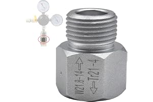 ANBOO adapter CO2-flaska för sodastream, CO2-adapter av aluminium