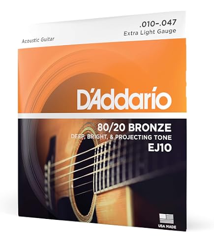 Optima Set Di Corde In Oro Per Chitarra Acustica Extra Light 1747EL - 6
