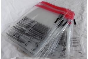 KARIBA 7" x 8" (180 x 210mm) Clear Poly Bags with Suffocation Warning From the UK, 140g/35 Micron - Perfect for FBA available in 100 or 1000 (1,000)