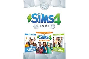 ELECTRONIC ARTS The Sims 4 Bundle - Get to Work, Outdoor Retreat, Luxury Party Stuff DLC | PC Download - Origin Code