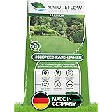 Natureflow Rasensamen schnellkeimend pflegeleicht zum Traumrasen - Grassamen für Sonne und Schatten - Premium Qualität - 10 k