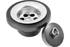 Cornat T317404R - Válvula para lavabo (1 1/4", cromo, 205, instalación sanitaria, protección del medio ambiente)