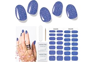 ‎DUKASOU Nail Foil UV Hardening – Pack of 28 Nail Stickers UV Gel Nail Foils Self-Adhesive Nail Stickers Nail Polish Strips Gel Nail Stickers in Salon Quality Art Stickers DIY for Women Girls