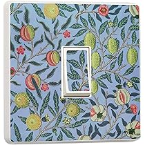 Ensemble D'autocollants Pour Interrupteurs William Morris : Oeuvres D'art Sur Les Fruits Et La Grenade - France