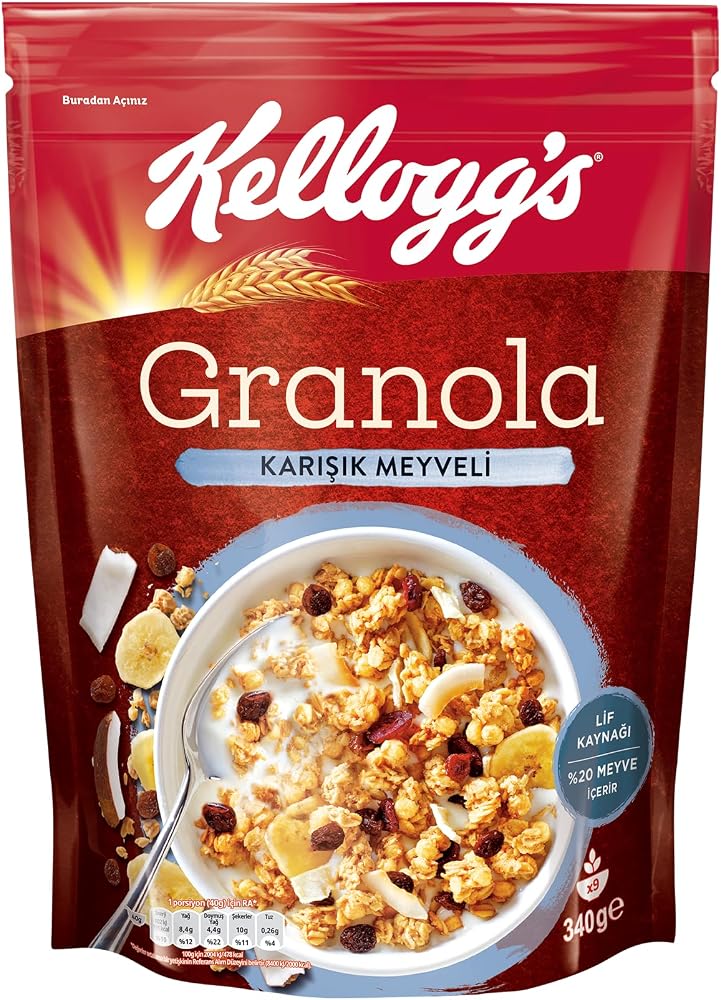 Kellogg's Granola Meyveli 340 Gr