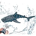 Excefore Remote Control Shark Toy 2.4GHz High Simulation Shark Toys Large Capacity 500mAh×2 Rechargeable Electric Toy Great Gift RC Boat Toys