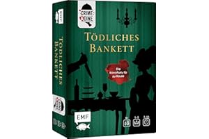 EDITION MICHAEL FISCHER Crime & Dine – Das Krimi-Dinner-Set: Tödliches Bankett: Die Krimi-Party für zu Hause mit Einladungen, Rollenheften, Lageplan, Hinweisen, Tischkarten, Rezepten, Kostümideen und mehr: Für 5–8 Personen