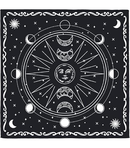 Tapis De Tarot En Flanelle – Doux, Stabilisé, Et Super Pratique Pour Vos Tirages !