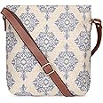 THE CLOWNFISH Aahna Polyester Crossbody Sling bag for Women Casual Party Bag Purse with Adjustable Shoulder Strap and Printed Design for Ladies College Girls