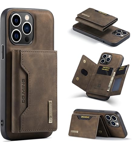 Ed Hicks IPhone 15 Pro Max Ultra Slim Echtleder Flip Case – Vintage Red | MagSafe | RFID-Schutz | Biologisch Abbaubar