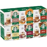 STARBUCKS Nescaf&eacute; Dolce Gusto White Coffee Variety Pack, 6x12 Coffee Pods | Starbucks Dulce-Taste Premium Capsules Premium co