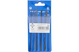 Pebaro Zestaw 133 brzeszczotów do wyrzynarek, 22 sztuki, różne grubości do drewna i metalu, do majsterkowania z wyrzynarką, długość 130 mm, hartowane, pasują do wszystkich wyrzynarek Pebaro